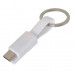 USB кабель Type C, 11 см, белый цвет