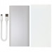 Power Bank (повербанк) под нанесение Вашего лого, 11000 mAh, серебристый цвет