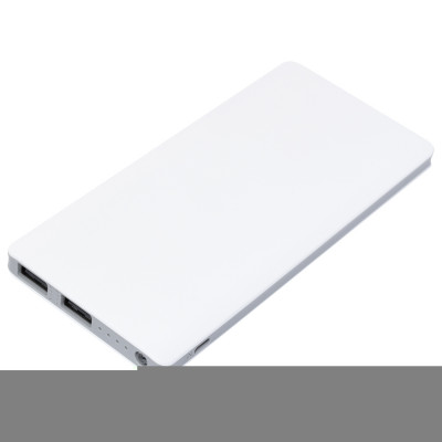 Power Bank (повербанк) под нанесение Вашего лого, 7500 mAh, белый цвет