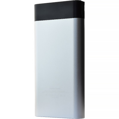 Power Bank (повербанк) под нанесение Вашего лого, 17600 mAh, серебристый цвет