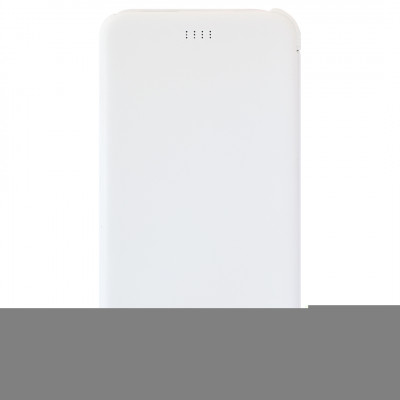 Power Bank (повербанк) под нанесение Вашего лого, 5000 mAh, белый цвет