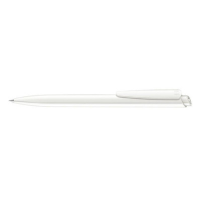 Ручка кулькова Dart Polished пластик білий