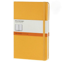 Блокнот CLASSIC тверда обкладинка, Large, лінія, 240 стор, orange yellow