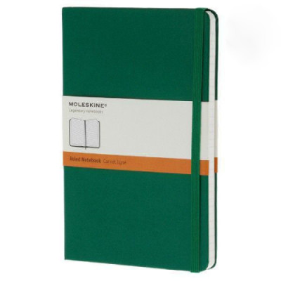 Блокнот CLASSIC тверда обкладинка, Large, лінія, 240 стор, oxide green