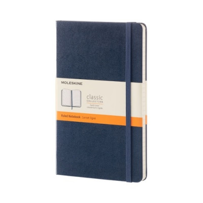 Блокнот CLASSIC твердая обложка, Large, линия, 240 стр., sapphire blue