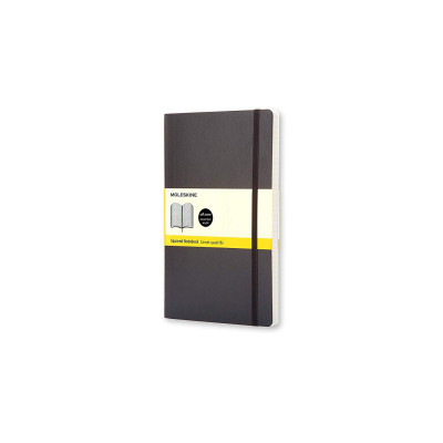 Блокнот CLASSIC м'яка обкладинка, Pocket, клітинка, black