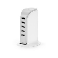 Зарядна станція USB, біла