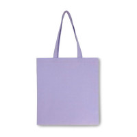 Эко-сумка сиренивая из хлопка (38х40 см.), 250г/м2