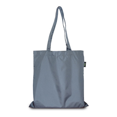 Эко-сумка серая из плащёвки (38х40 см.) ТМ "Эко-Торба"