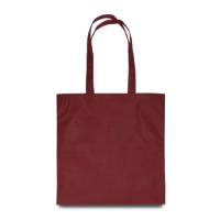 Эко-сумка бордовая из спанбонда