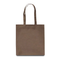Эко-сумка КОРИЧНЕВАЯ из спанбонда