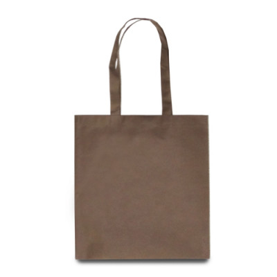 Эко-сумка КОРИЧНЕВАЯ из спанбонда