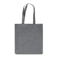 Эко-сумка серая из спанбонда