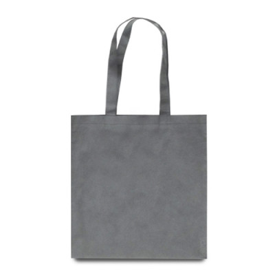 Эко-сумка серая из спанбонда