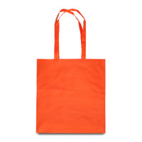 Эко-сумка оранжевая из спанбонда