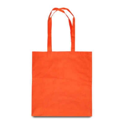 Эко-сумка оранжевая из спанбонда