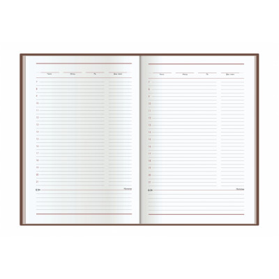 Щоденник недатований, ECONOMIX Samba (Naxos), темно-зелений, А5