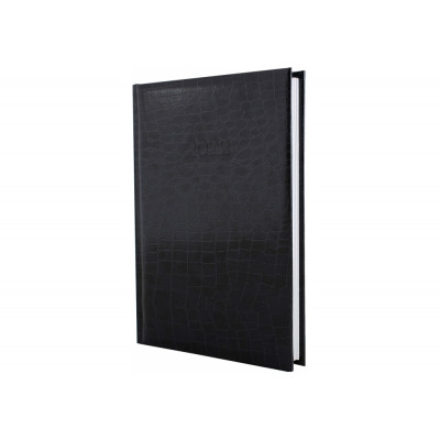 Щоденник датований 2022, CROCO, чорний, А5