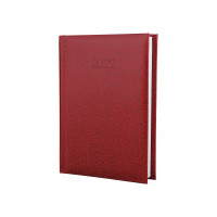 Щоденник датований 2024,  SAHARA, темно-червоний, А6