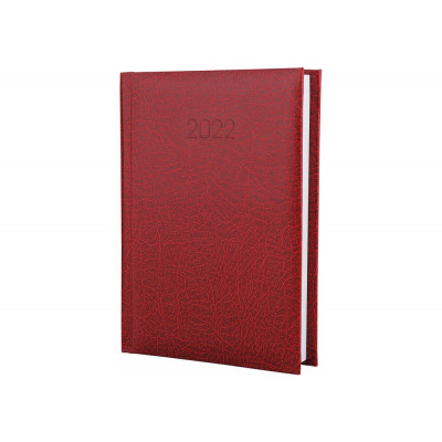 Щоденник датований 2024,  SAHARA, темно-червоний, А6