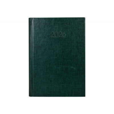 Щоденник датований 2026, BASIC, зелений, А5