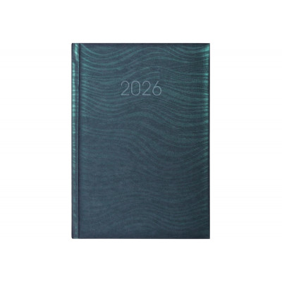Щоденник датований 2026, SEA, зелений (смарагд), А5