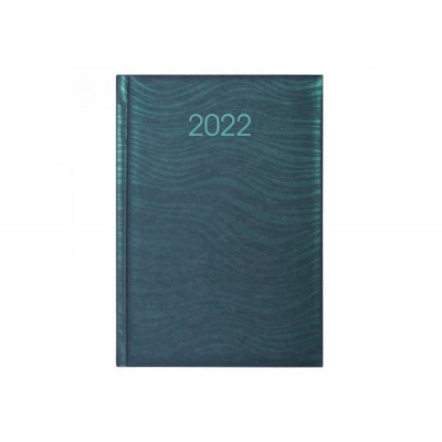 Щоденник датований 2022, SEA, зелений (смарагд), А6