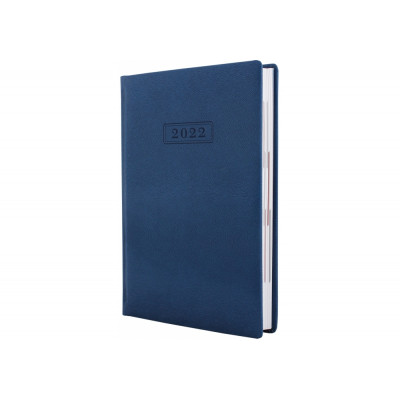 Щоденник датований 2022, MINK , синій, А5