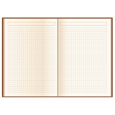 Щоденник датований 2026, CAPRICE, блакитний, кремовий блок, А5