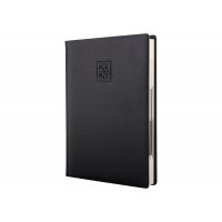 Щоденник датований 2026, ARMONIA, чорний, кремовий блок, А5