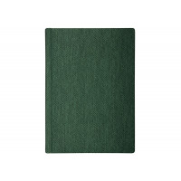 Щоденник недатований, TWEED, зелений, А5, кремовий блок, клітинка