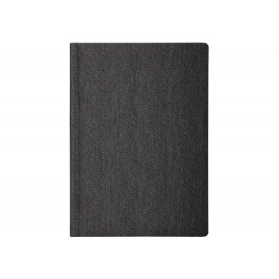 Щоденник недатований, Optima TWEED, А5, кремовий блок, клітинка, сірий, А5