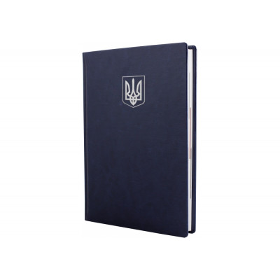Щоденник датований 2026, NEBRASKA, синій, тиснення "Герб", А5