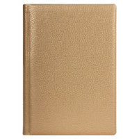 Щоденник недатований А5, ARMONIA, золото, кремовий блок