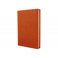 Щоденник недатований Cabinet, Ostrich, коричневий, А5