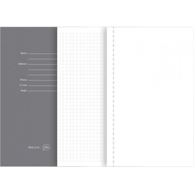 Блокнот BLACKY А5, 140х210 мм, мягкая обложка, в клеточку, 192 страницы, карман для визиток, черная резинка-фиксатор 2 мм Блокнот BLACKY А5, 140х210 мм, мягкая обложка, в клеточку, 192 страницы, карман для визиток, черная резинка-фиксатор 2 мм