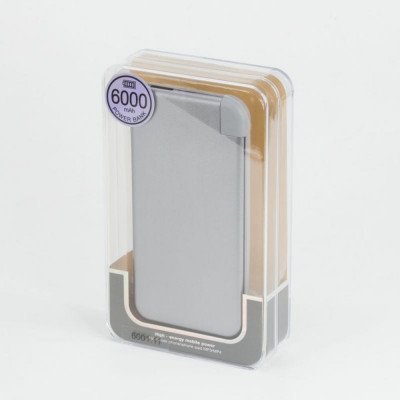 Повербанк (портативный аккумулятор) Trick, 6000 mAh, 2 USB