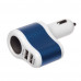 Автомобільний зарядний пристрій 2 порти USB 2.0 + розгалужувач