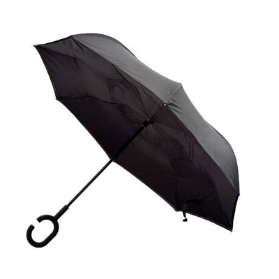 Зонт-трость LINE ART WONDER, обратное сложение, механический