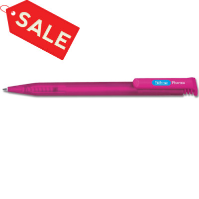 Ручка кулькова "SUPER-HIT ICY"прозора-маджента