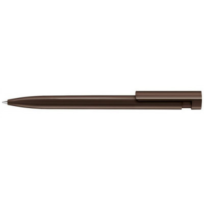 Ручка кулькова Liberty Polished пластик, темно-коричневий 7519