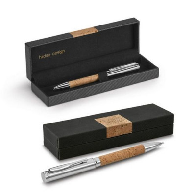 ЕКО ручка коркова 'Cork' в футлярі поворотна