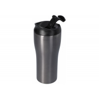 Термокружка металева з присоскою Optima IRON 380 мл, чорна