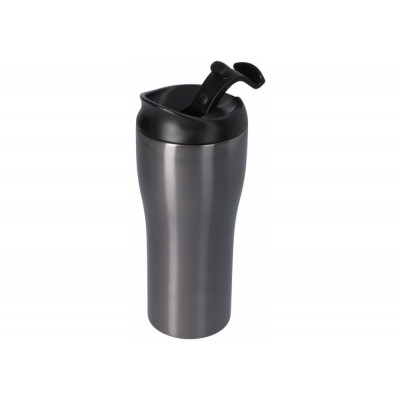 Термокружка металева з присоскою Optima IRON 380 мл, чорна Термокружка металева з присоскою Optima IRON 380 мл, чорна