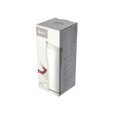 Термокружка металева з присоскою Optima IRON 380 мл, чорна