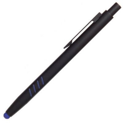 Ручка-стилус алюмінієва 'Crovy' з можливістю кольорового гравіювання в тубусі Ручка-стилус алюмінієва 'Crovy' з можливістю кольорового гравіювання в тубусі