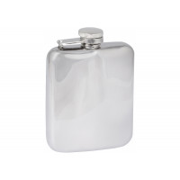 Фляга з нержавіючої сталі глянцева, 180 мл