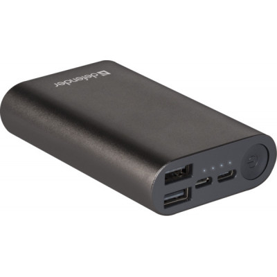 powerbank DEFENDER Lavita Fast 6000B 2*USB+1*Type-C, 6000 mAh, 3A