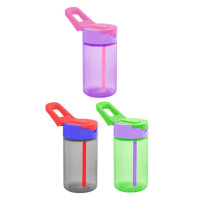 Пляшка д/води пл. HEREVIN SIMPLE 0.43 л д/спорта с трубочкой (161802-000)