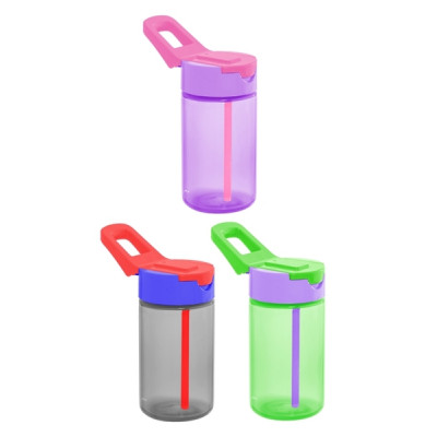 Пляшка д/води пл. HEREVIN SIMPLE 0.43 л д/спорта с трубочкой (161802-000)